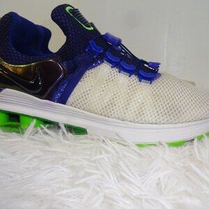 NIKE Shox Gravity Womens Size 8 US White Purple Green Running Sneaker AQ8554-105